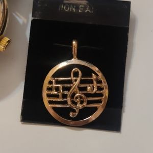 Music Note Necklace Charm